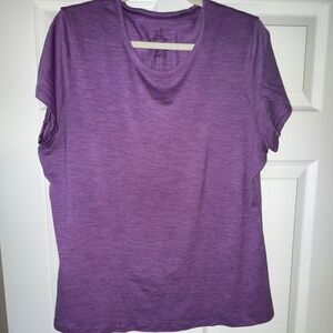 WOOLX- ADDIE Crew Neck- Lavender Stripe (Purple) - Size X-LARGE - (NWOT)